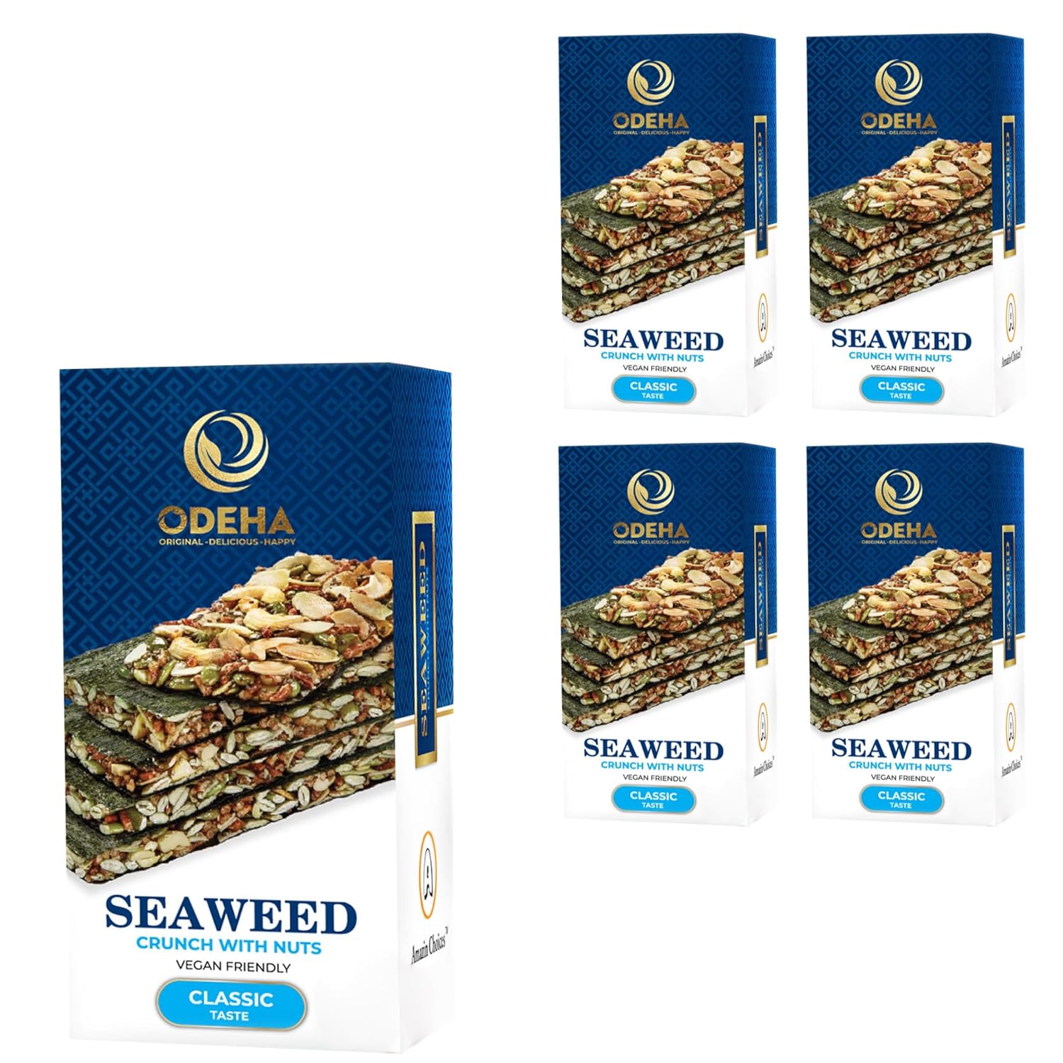 Amazin Choices Seaweed Crunch with Nuts Classic Taste, 6 ct.